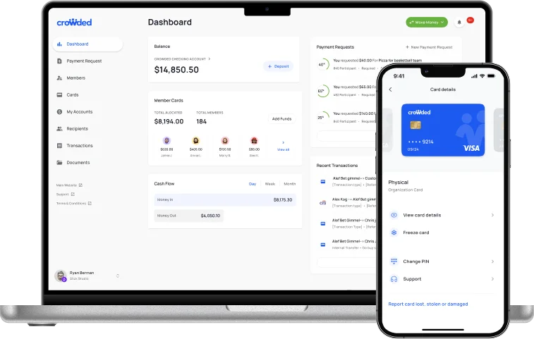 Fiscal sponsorship process banking transparency for organizations